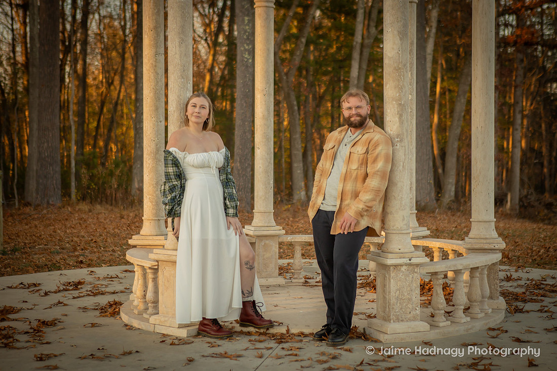 Hendersonville Vineyard Engagement Photos