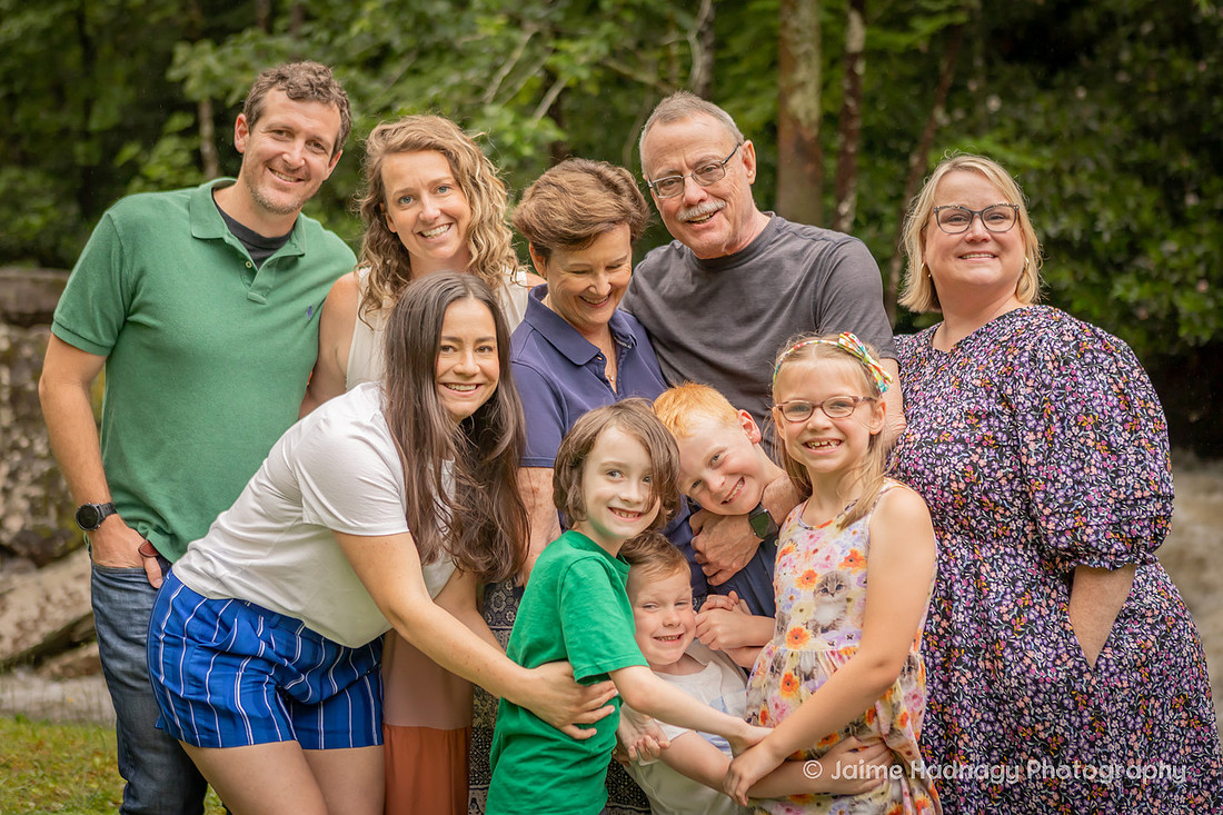 Fun and Playful Extended Family Photos | Asheville Photographer