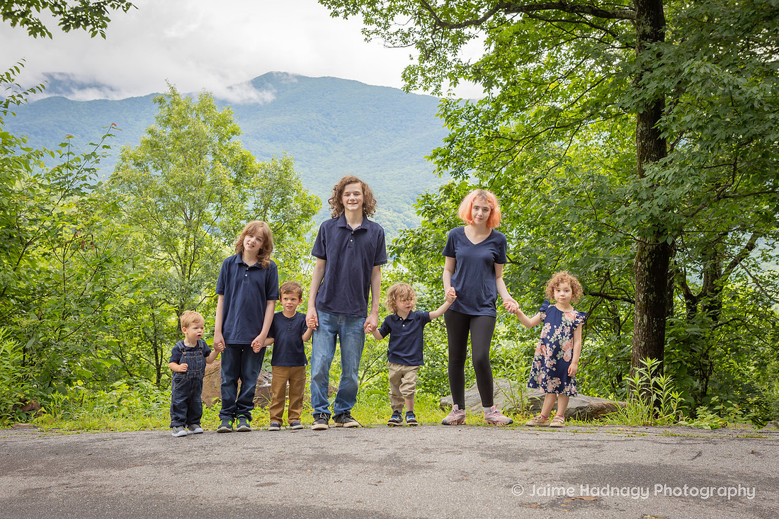 Vacation Family Photos with Kids | Black Mountain Photographer