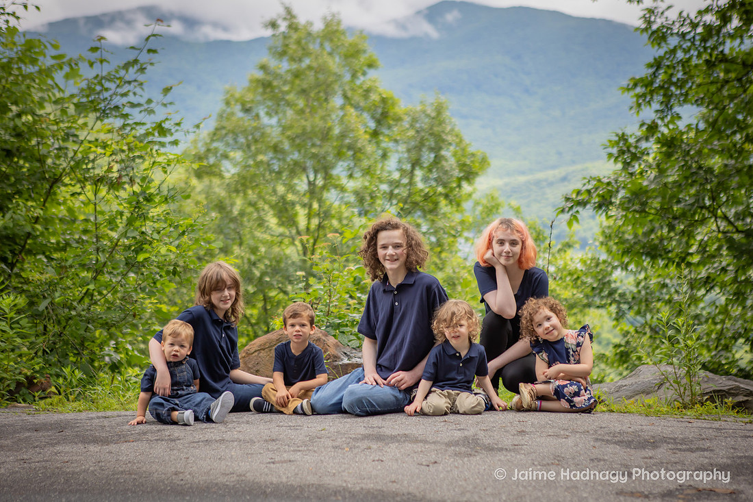 Vacation Family Photos with Kids | Black Mountain Photographer