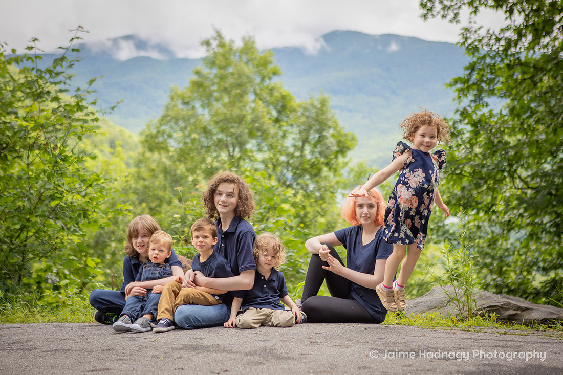 Vacation Family Photos with Kids | Black Mountain Photographer