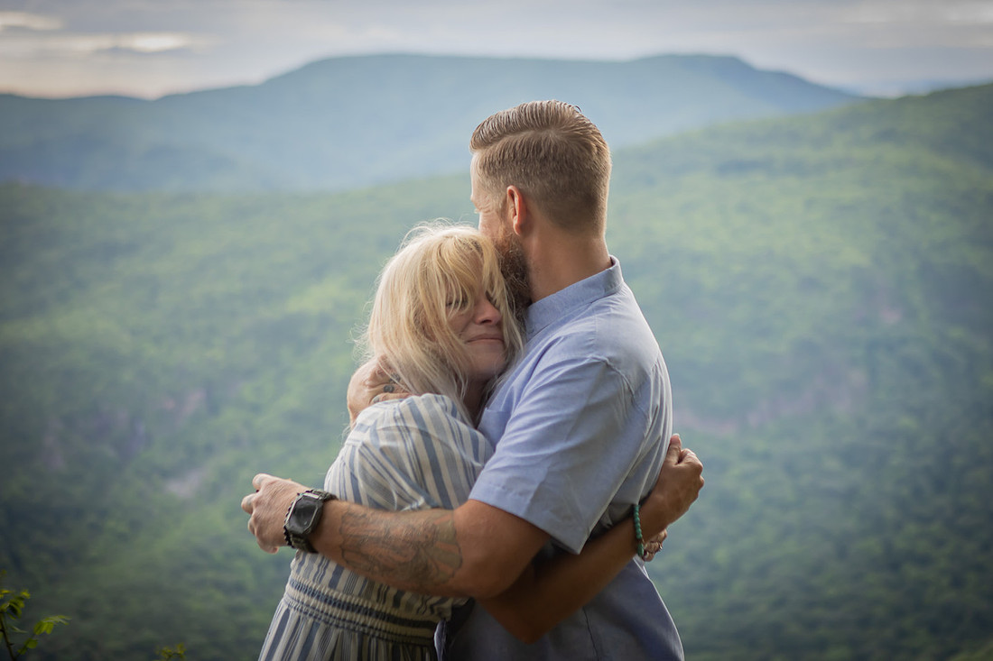 North Carolina Mountain Engagement | Blue Ridge Parkway Engagement Photographer 