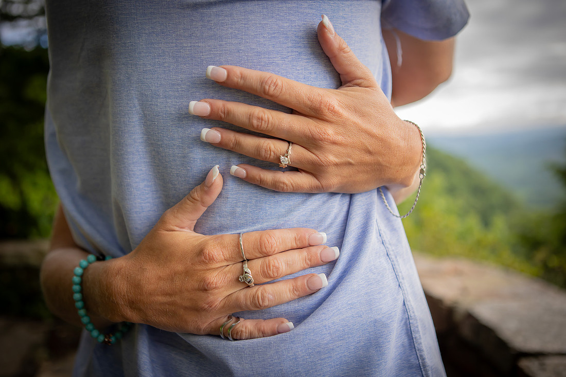 Mountain View Proposal Photography | Asheville Engagement Photographer