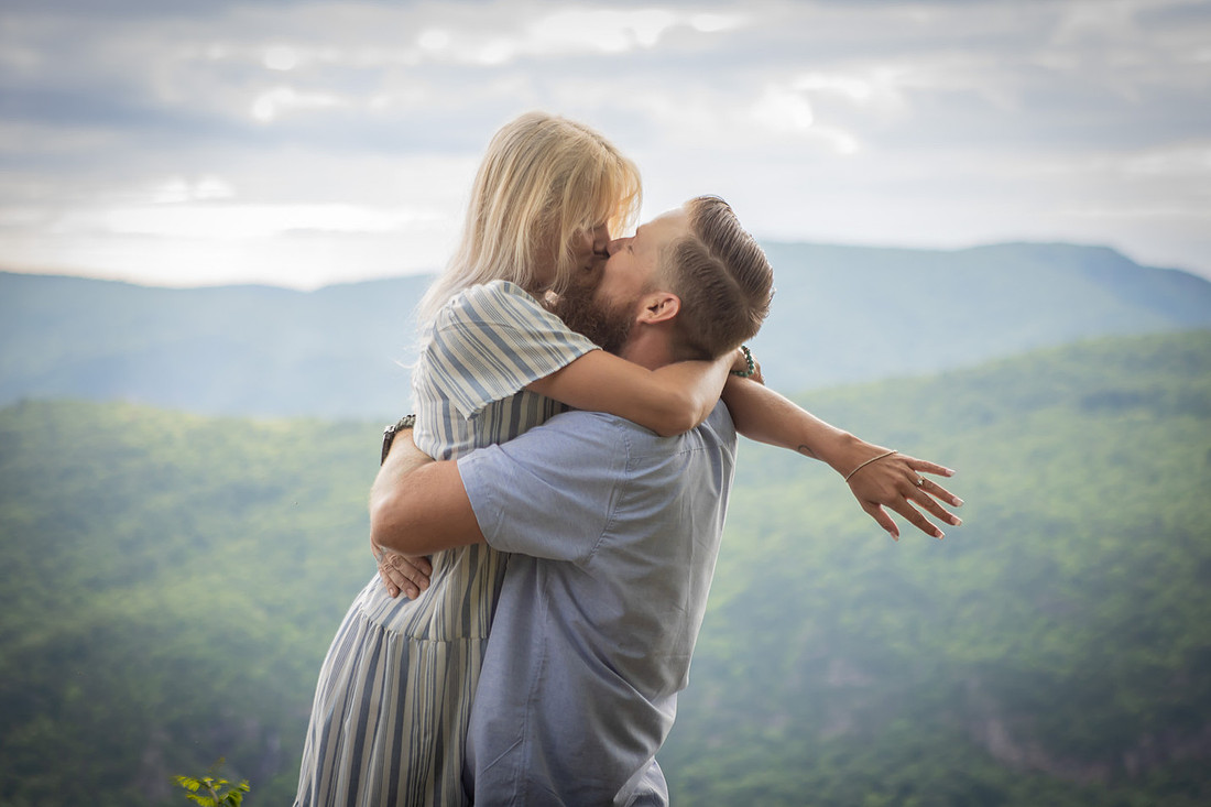 Mountain View Proposal Photography | Asheville Engagement Photographer