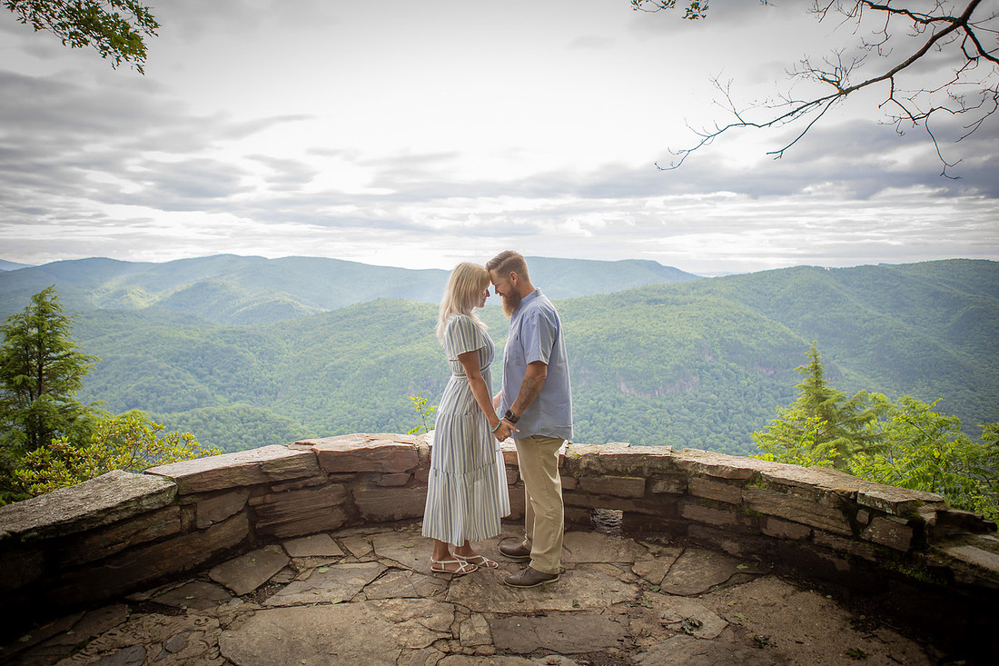 Mountain View Proposal Photography | Asheville Engagement Photographer