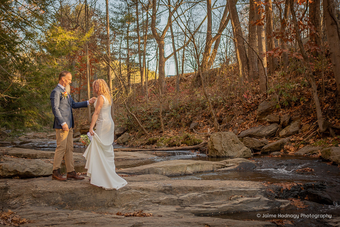 Elope in Asheville | Micro wedding photographer | Botanical Gardens