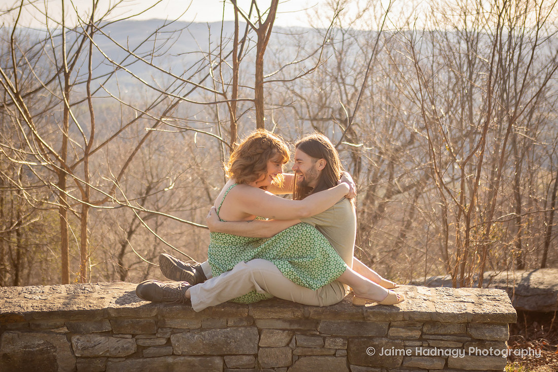Sweet and Fun Engagement Photos in the Mountains