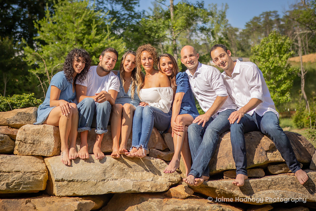 Family Photos at AirBNB in Asheville | Adult Children | Family Photographer