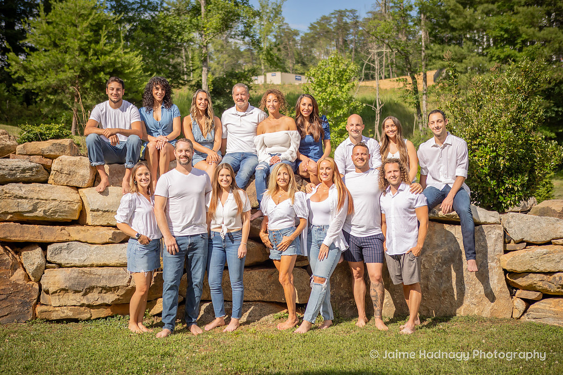 Family Photos at AirBNB in Asheville | Adult Children | Family Photographer