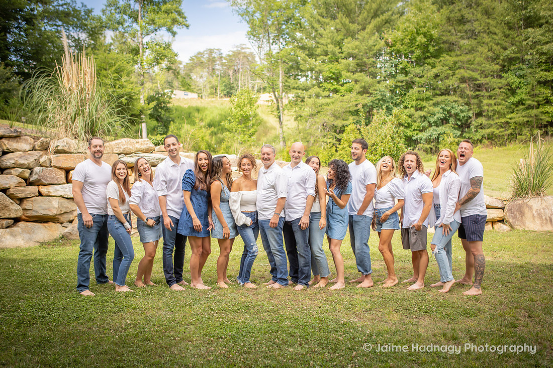 Family Photos at AirBNB in Asheville | Adult Children | Family Photographer