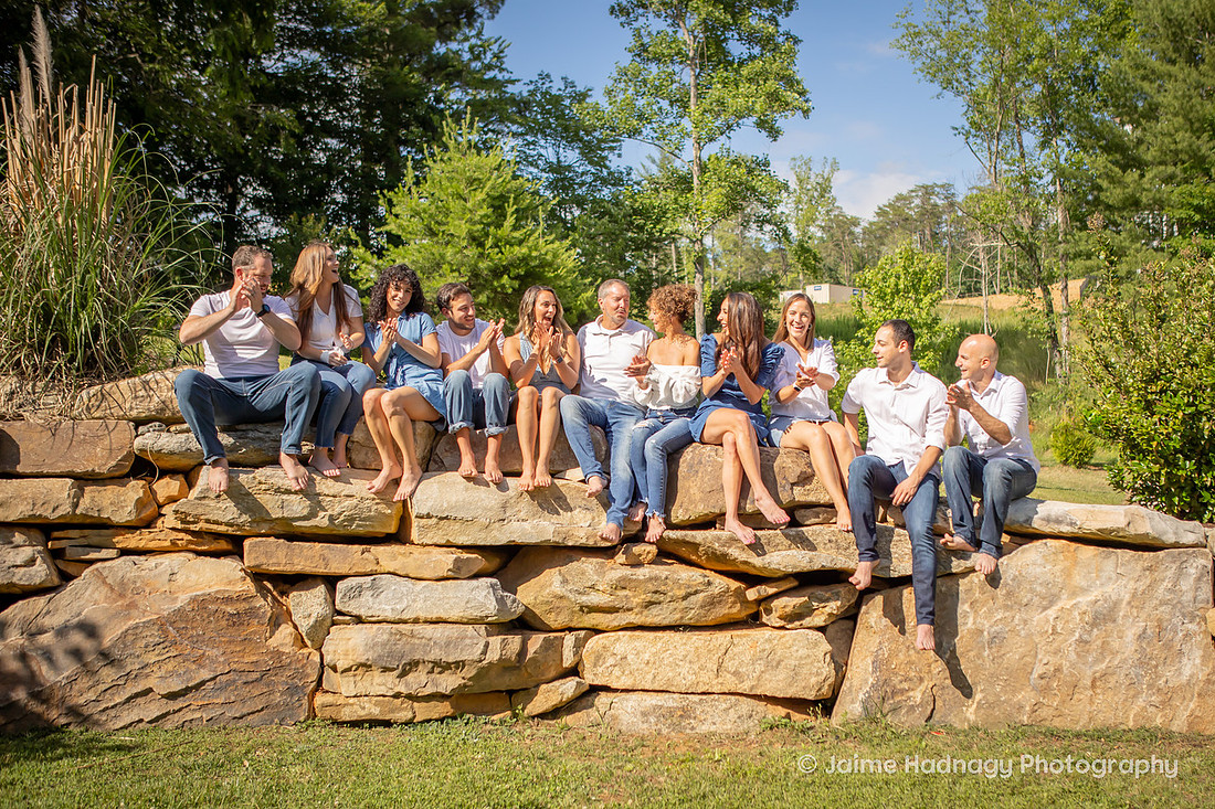 Family Photos at AirBNB in Asheville | Adult Children | Family Photographer