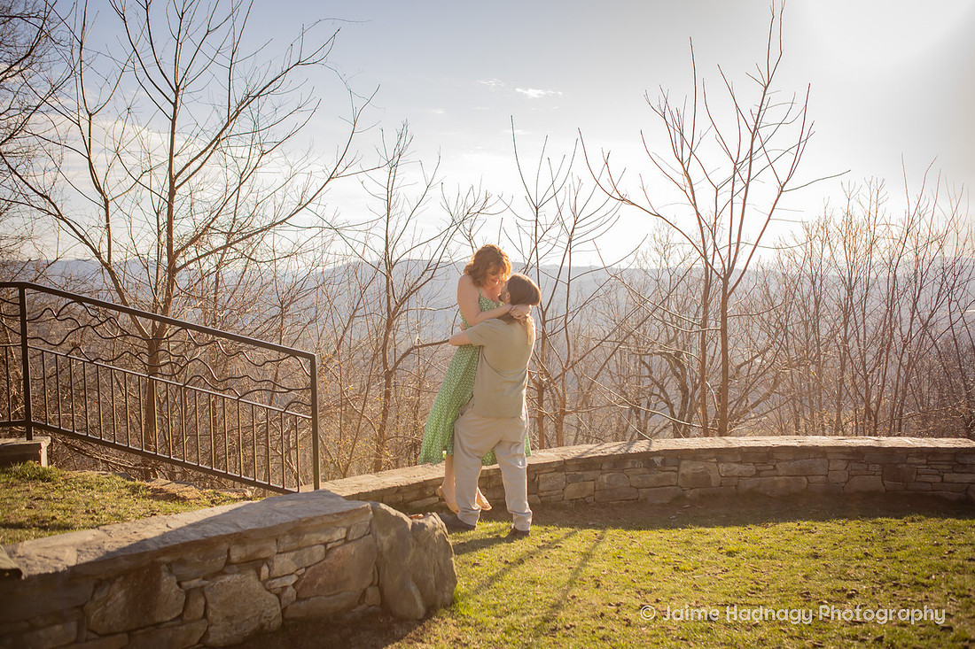 Sweet and Fun Engagement Photos in the Mountains