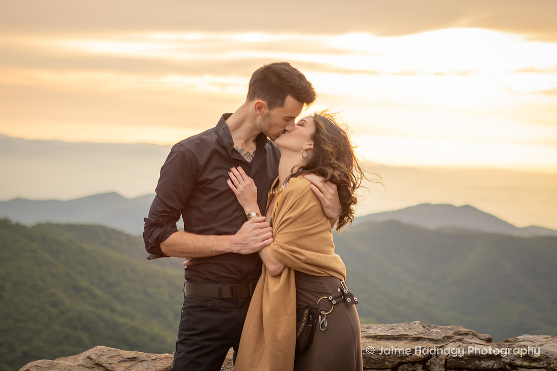 Artistic Engagement Session in the Mountains | Asheville Photographer