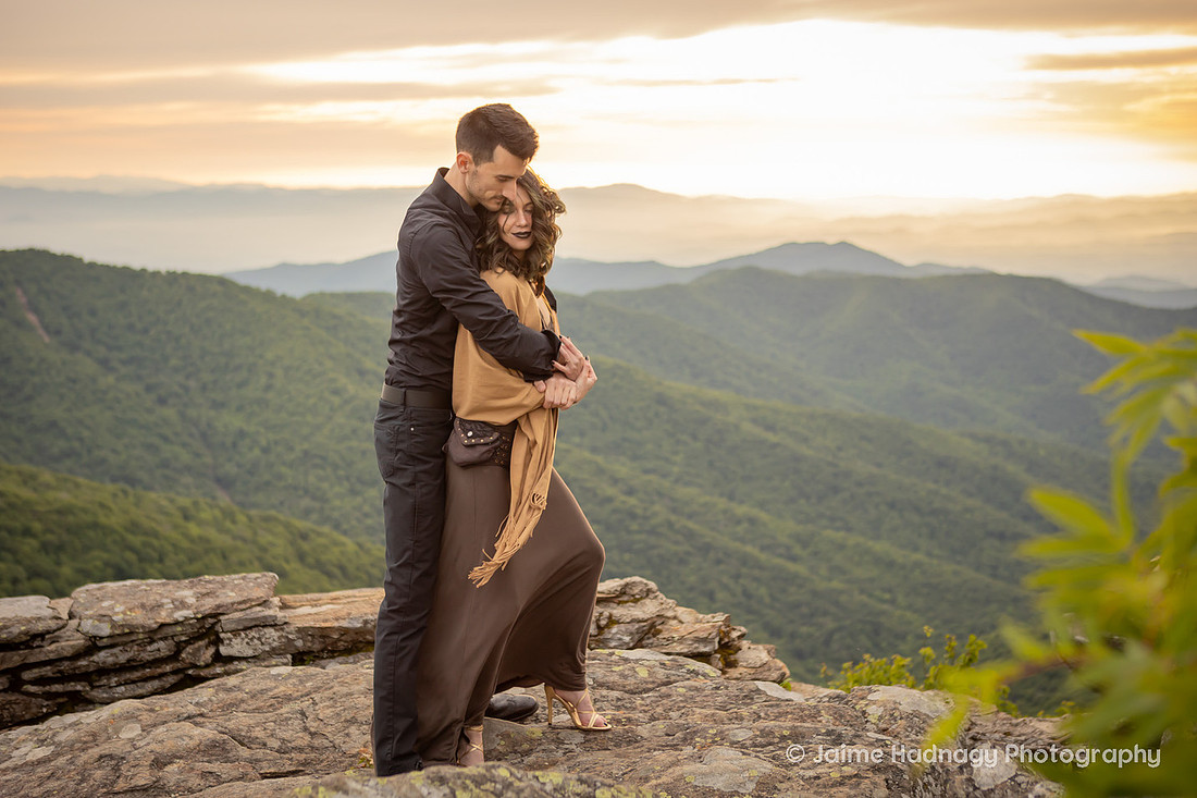 Artistic Engagement Session in the Mountains | Asheville Photographer