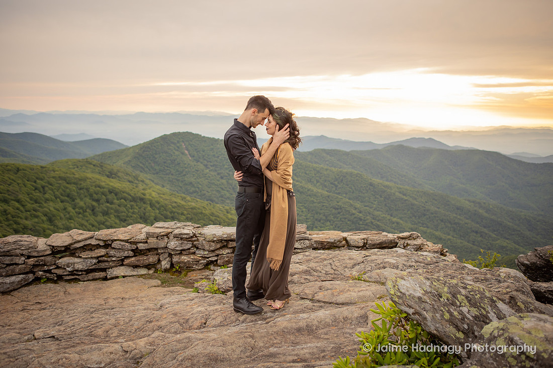 Blue Ridge Parkway Engagement Photos