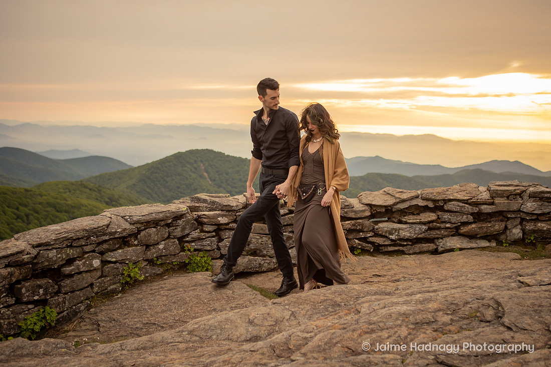 Artistic Engagement Session in the Mountains | Asheville Photographer