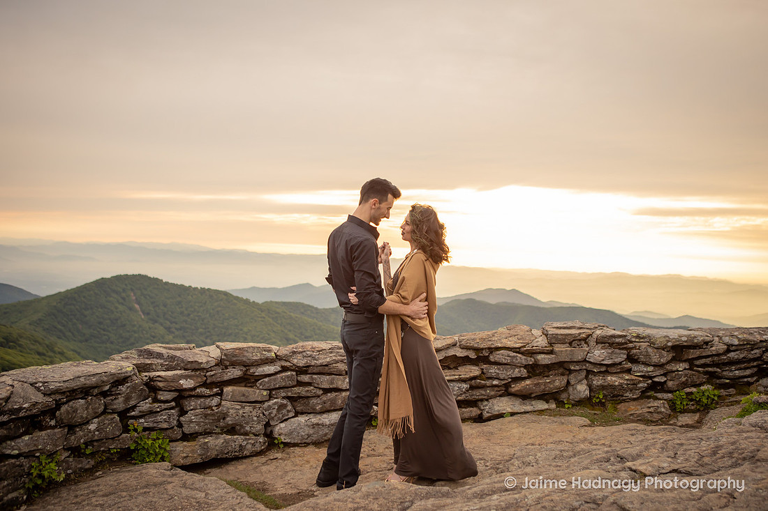 Artistic Engagement Session in the Mountains | Asheville Photographer