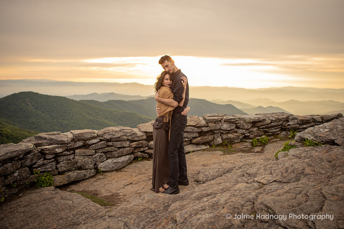 Artistic Engagement Session in the Mountains | Asheville Photographer