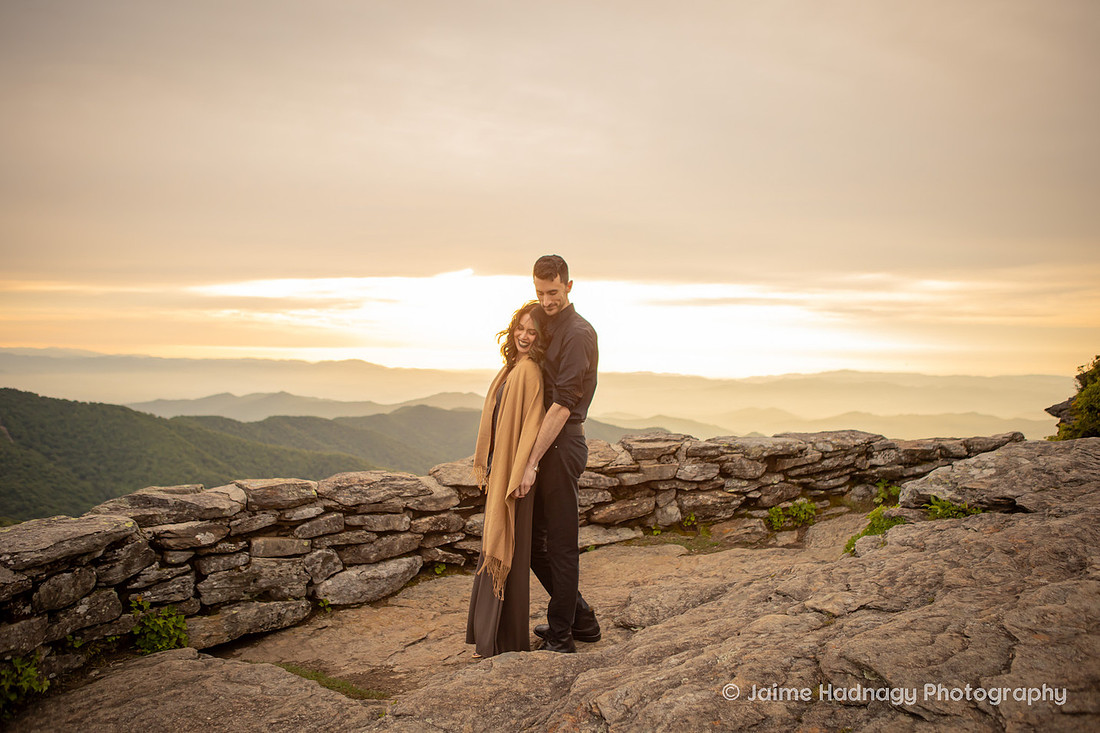 Goth Inspired Engagement Session | Asheville Photographer