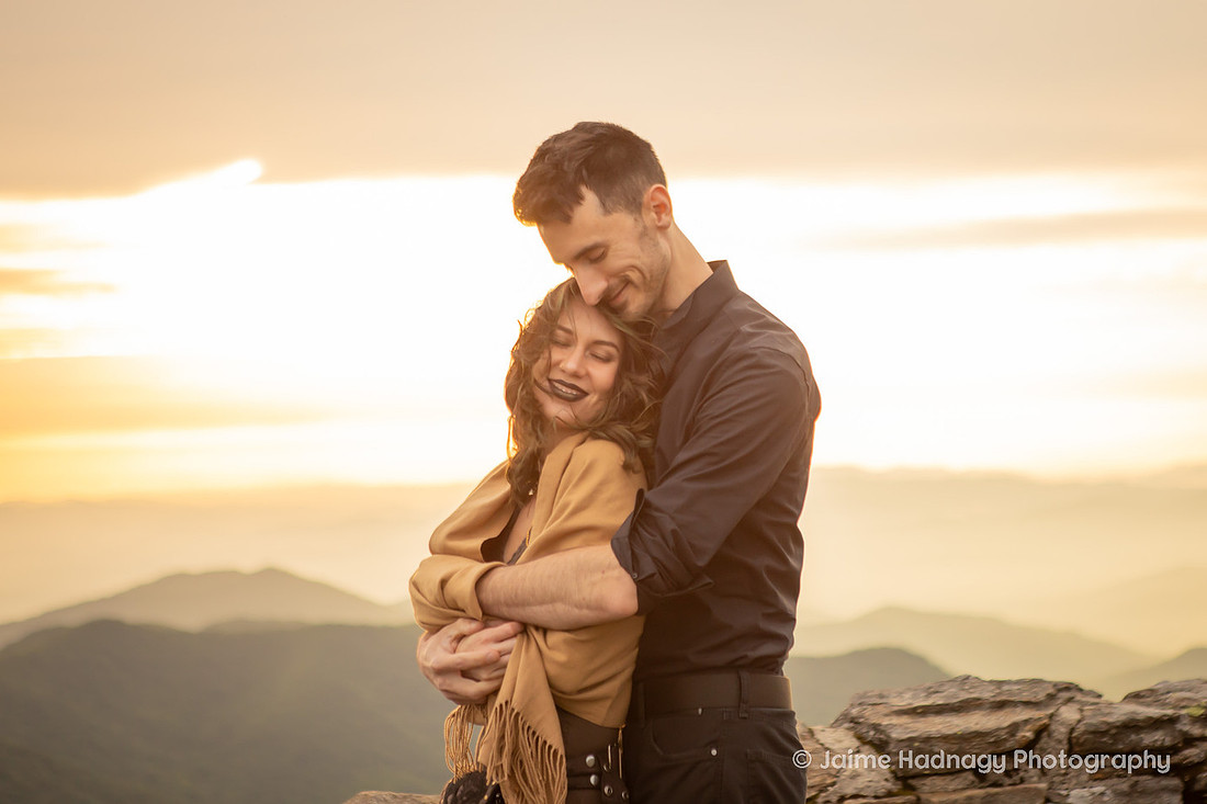 Goth Inspired Engagement Session | Asheville Photographer