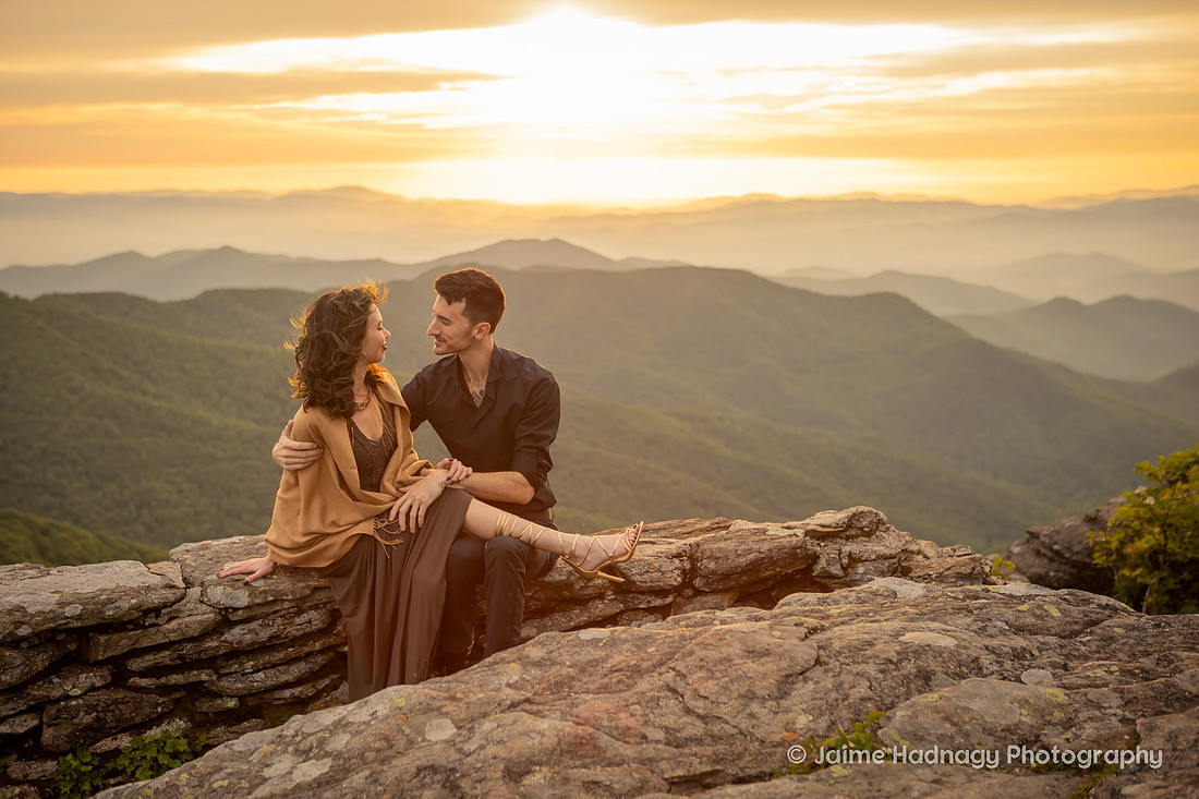 Goth Inspired Engagement Session | Asheville Photographer