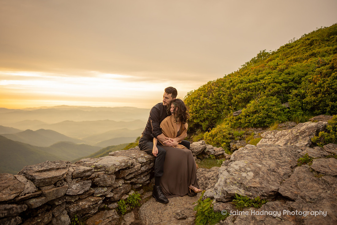 Goth Inspired Engagement Session | Asheville Photographer