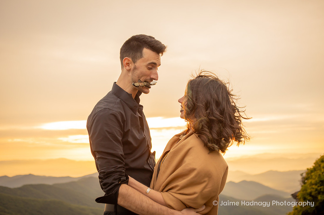 Goth Inspired Engagement Session | Asheville Photographer