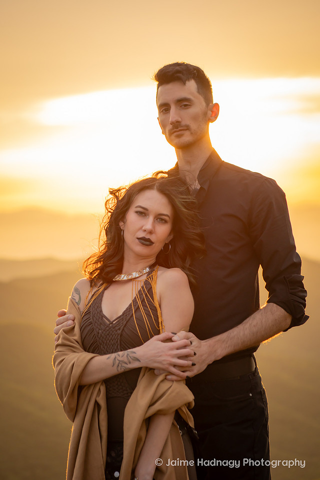 Sunset Engagement Photos | Asheville Photographer