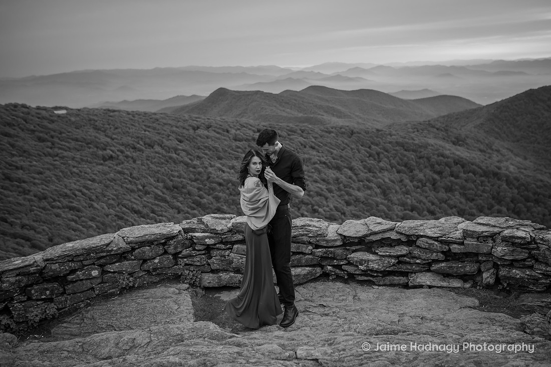 Artistic Engagement Session in the Mountains | Asheville Photographer