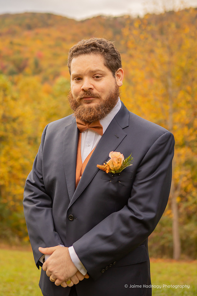 Engadine Inn & Cabins Small Mountain Wedding in Fall Western NC | Asheville Photographer