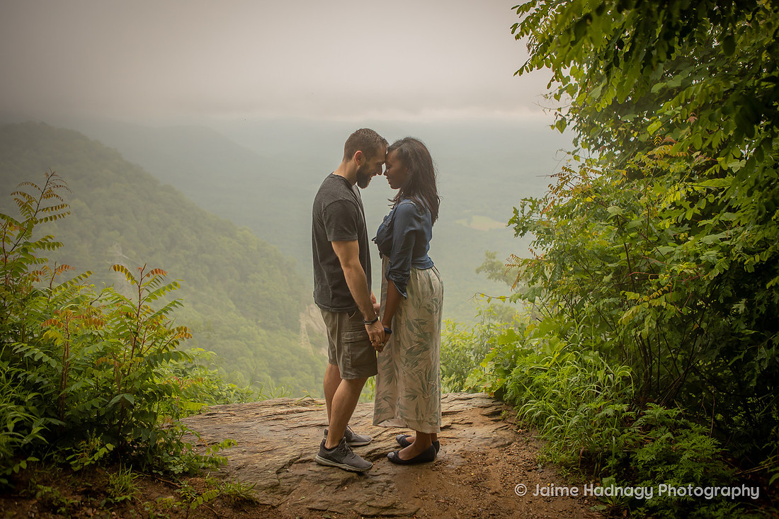 Engagement Photos at Pretty Place | Asheville Photographer