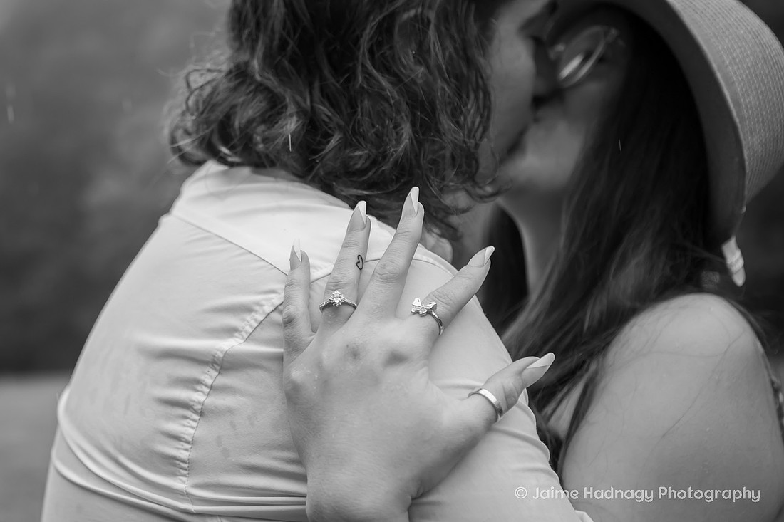Proposing in the rain at the Biltmore Estate | Asheville Engagement Photographer