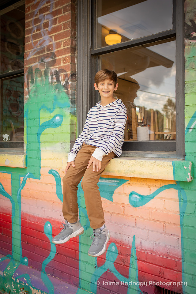 River Arts District Asheville Grafitti Family Photos | Photographer