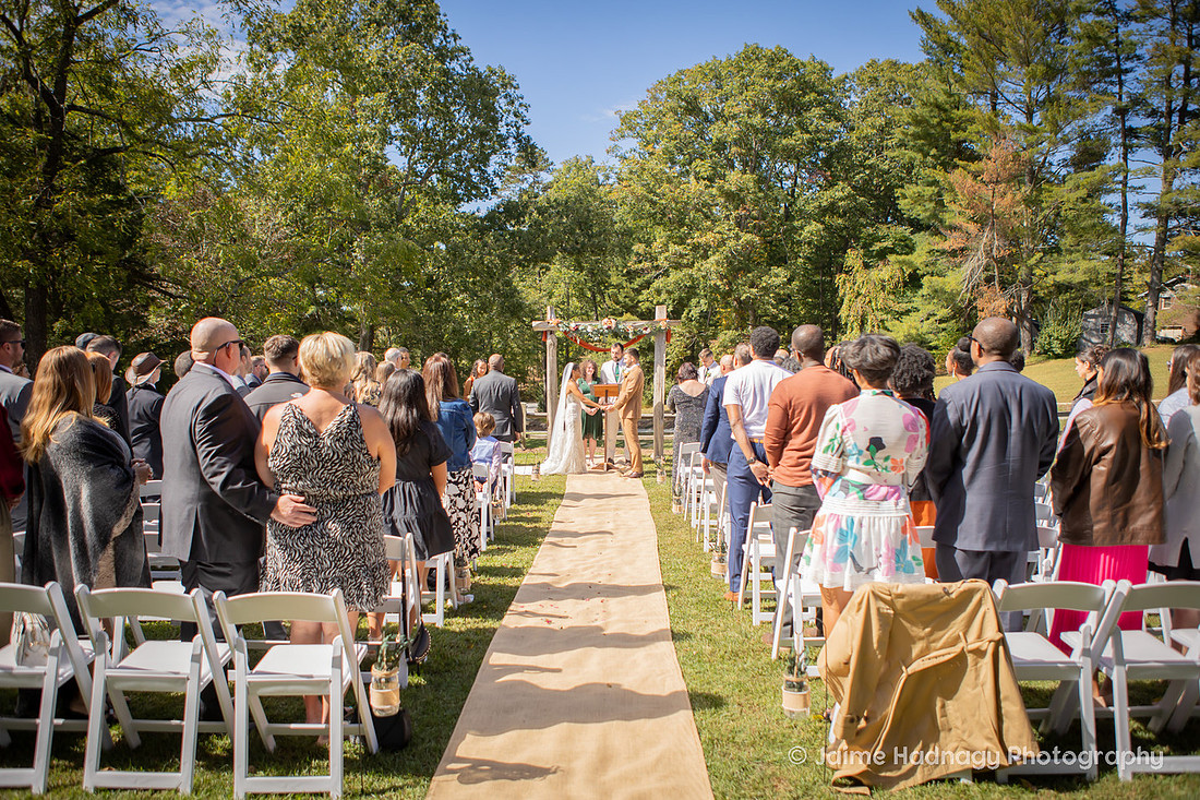 Outdoor Ceremony | Asheville Wedding Photographer