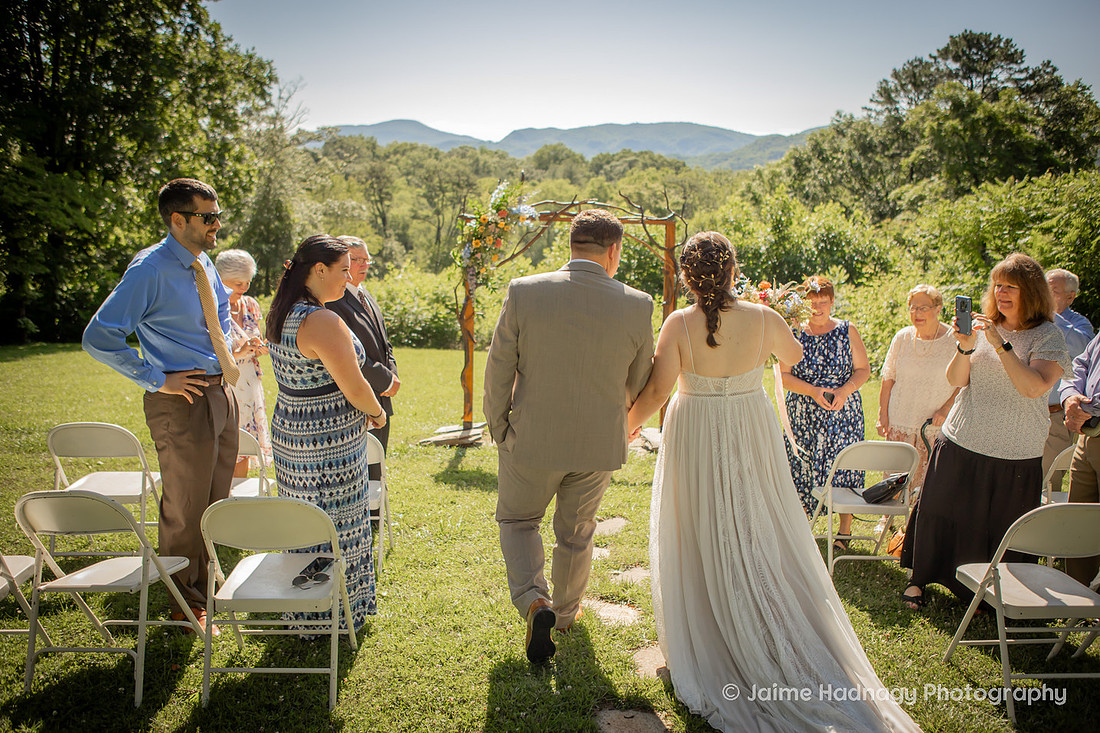Asheville Wedding Photographer | Outdoor Small Morning Wedding with Brunch