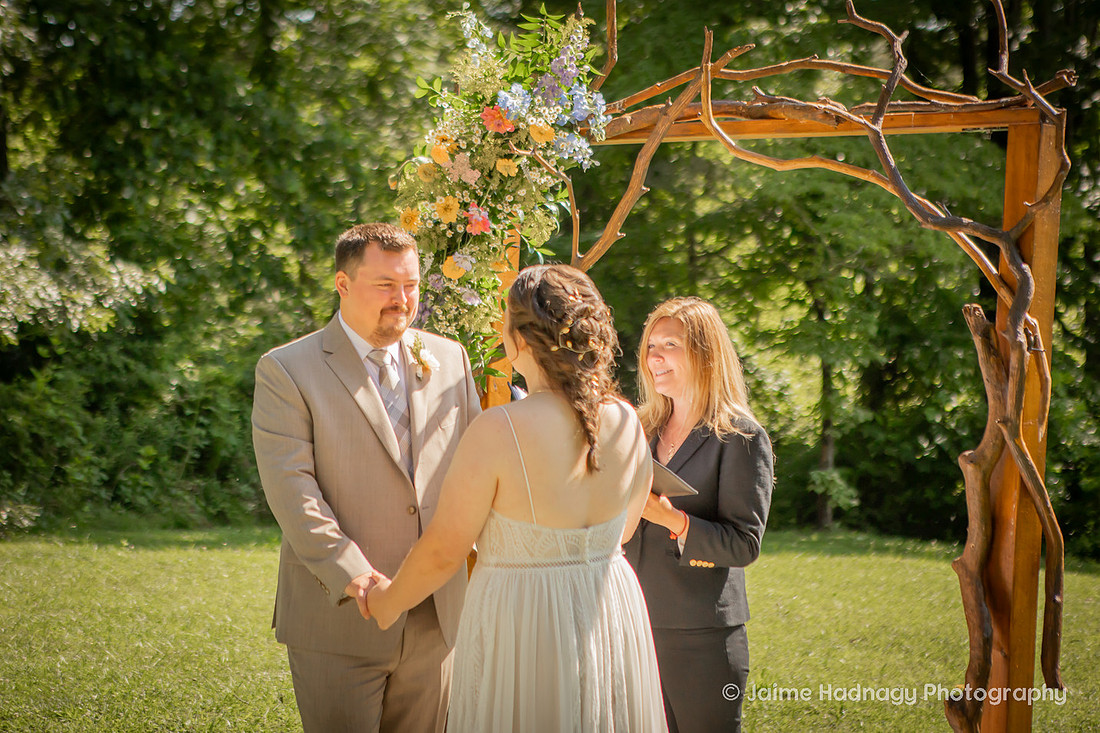 Asheville Wedding Photographer | Outdoor Small Morning Wedding with Brunch