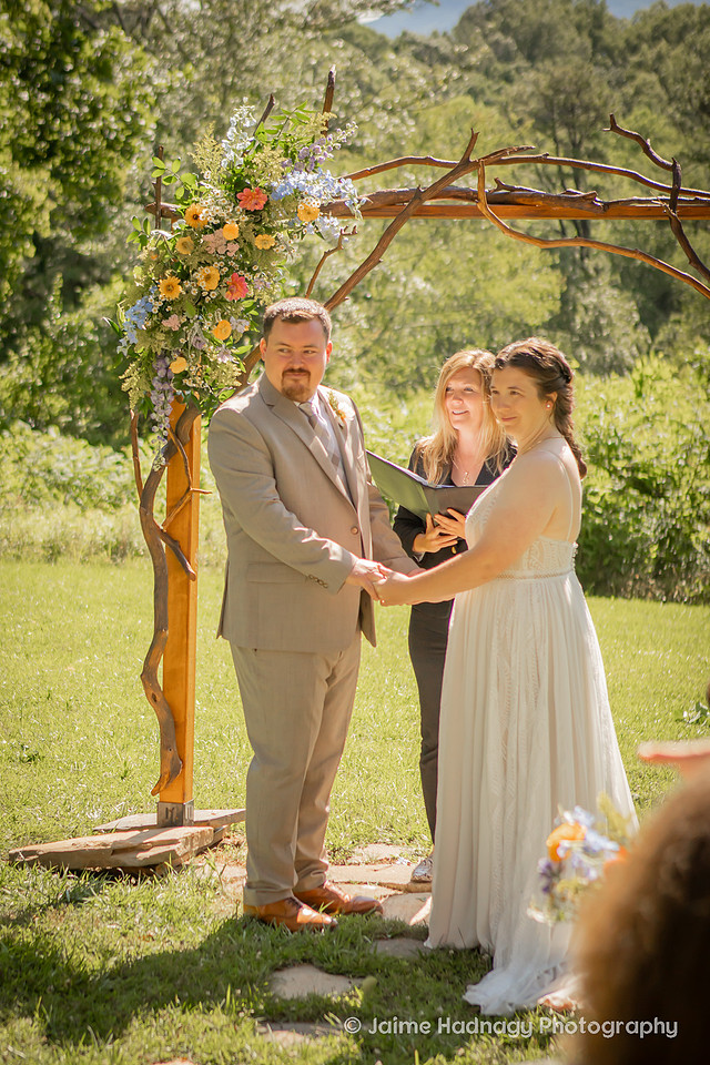 Asheville Wedding Photographer | Outdoor Small Morning Wedding with Brunch