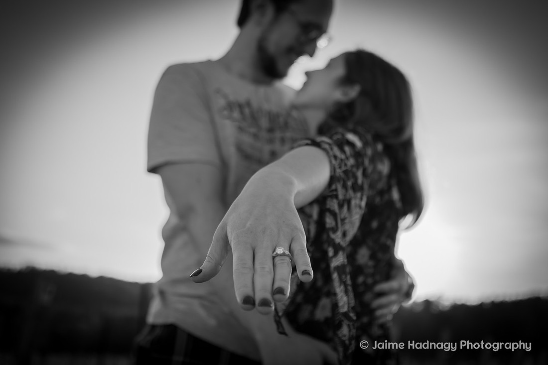 Engagement Photos at Mountain Brook Vineyards in Tryon | Asheville Proposal Photographer