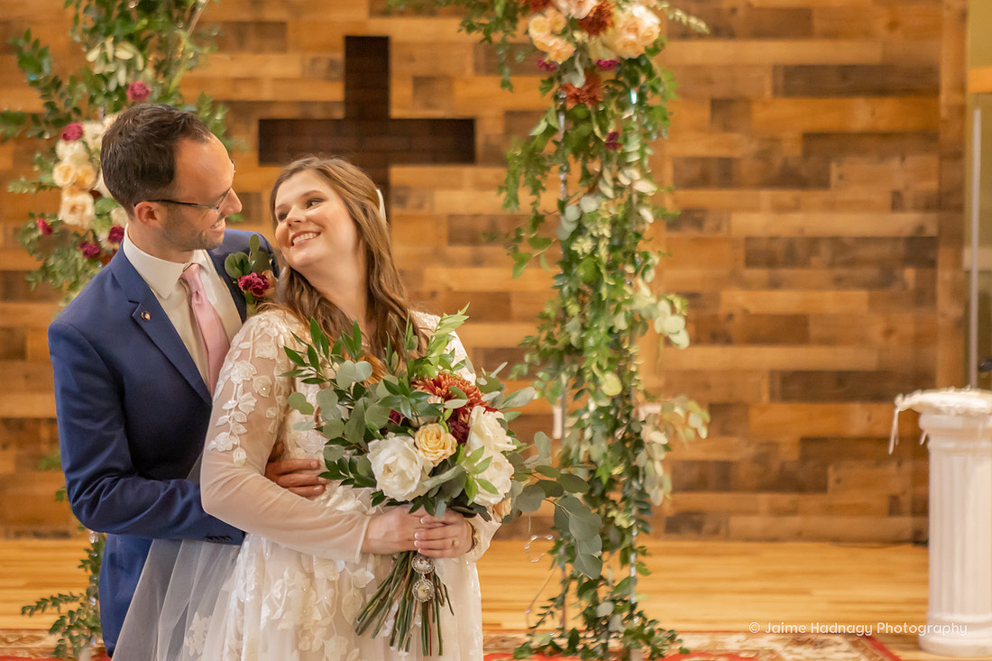 Wedding Photos in the church | Asheville Photographer