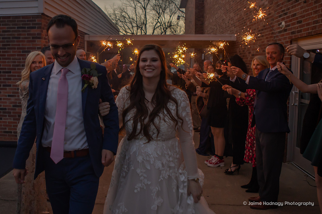 Asheville Small Wedding with Sparkler Exit | Asheville Photographer