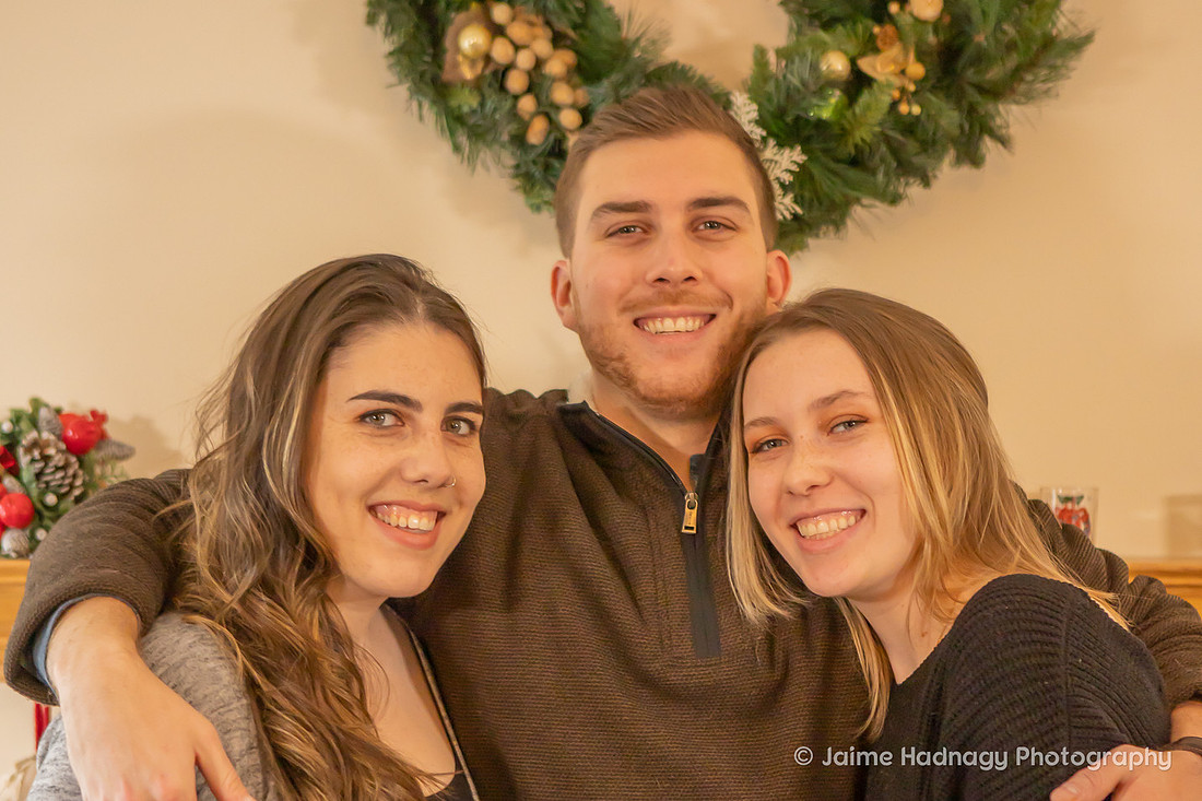 At Home Holiday Family Photos | Asheville Photographer