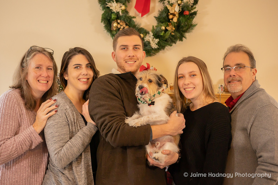 At Home Holiday Family Photos | Asheville Photographer