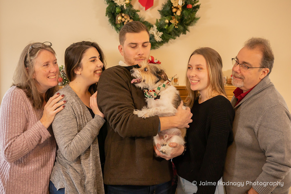 At Home Holiday Family Photos | Asheville Photographer