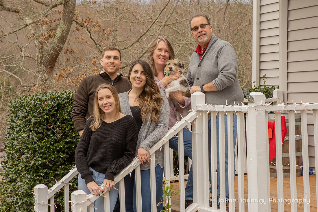 At Home Holiday Family Photos | Asheville Photographer