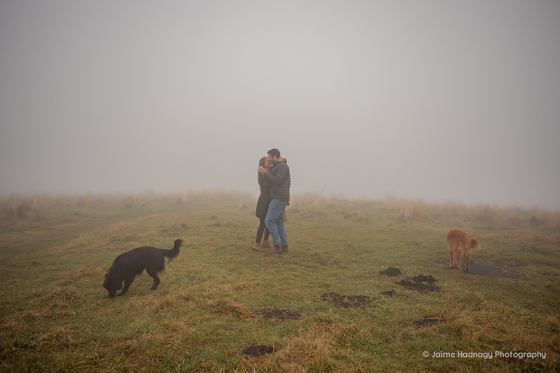 Engagement Photography at Max Patch | Hiking Proposal Asheville Photographer