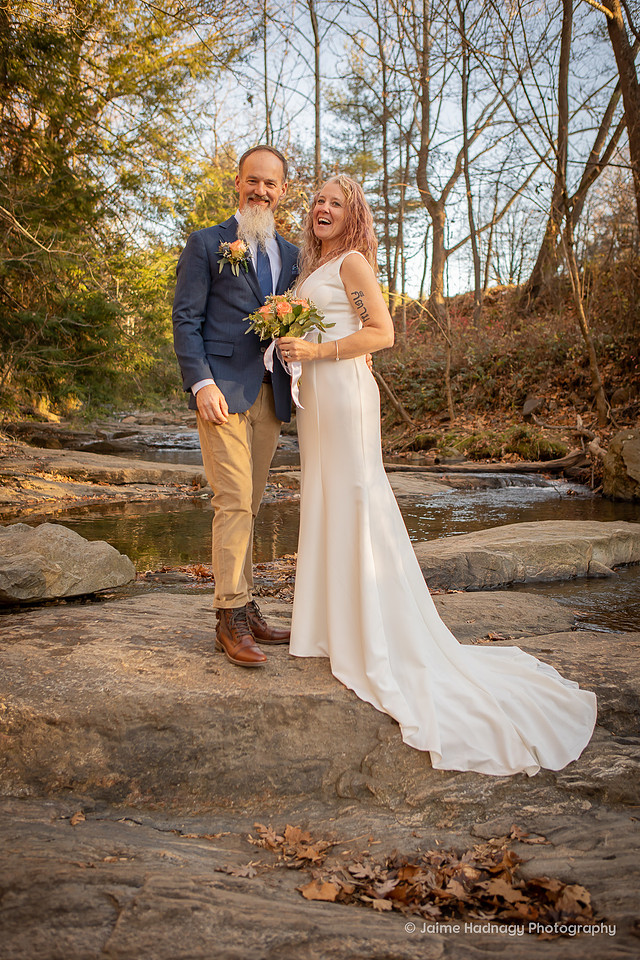 Elope in Asheville | Micro wedding photographer | Botanical Gardens