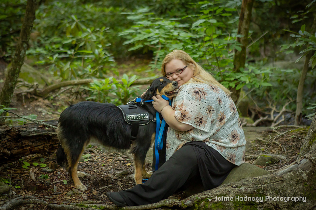 Woman with Her Dog | Asheville Pet Portraits