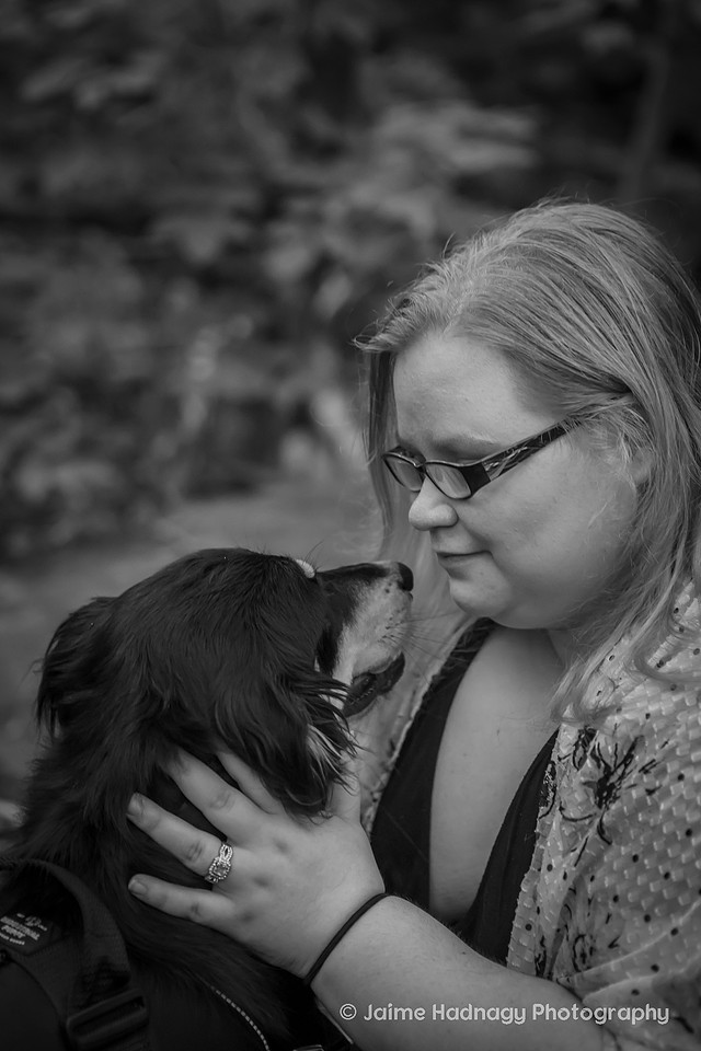 Woman with Her Dog | Asheville Pet Portraits