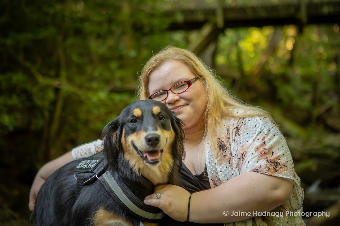 Woman with Her Dog | Asheville Pet Portraits