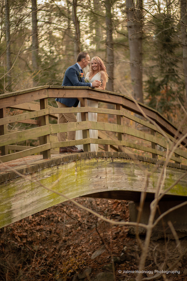 Asheville Elopement Photographer at Botanical Gardens